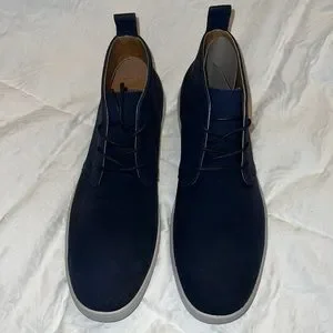 Alfani | Shoes | Alfani Navy Suede Mens Chukka Boots | Poshmark display picture 2